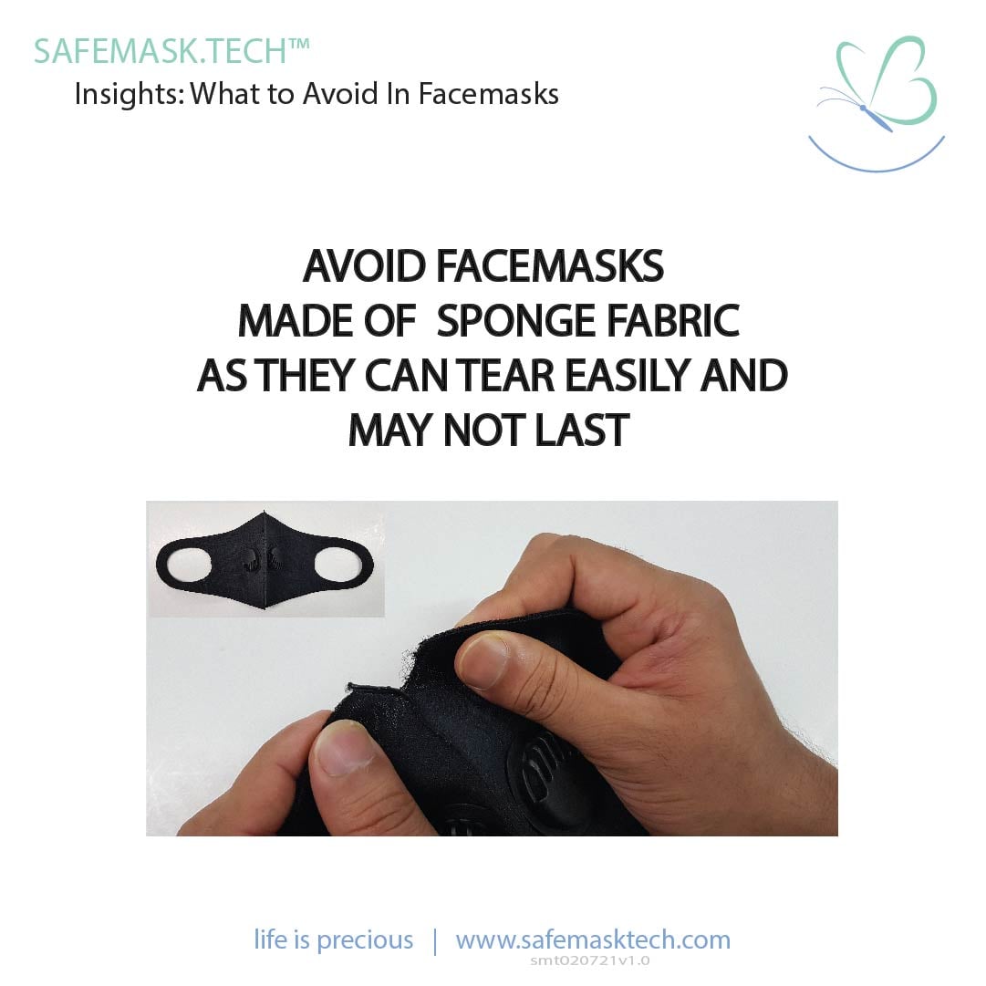 1001: What to Avoid in Facemasks